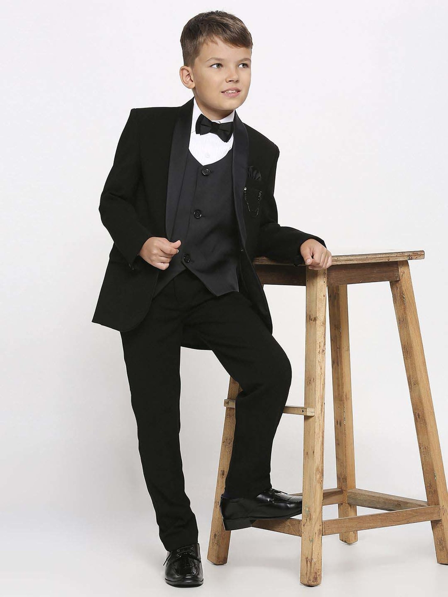 Blue Giraffe Kids Black & Pink Regular Fit Shirt Set