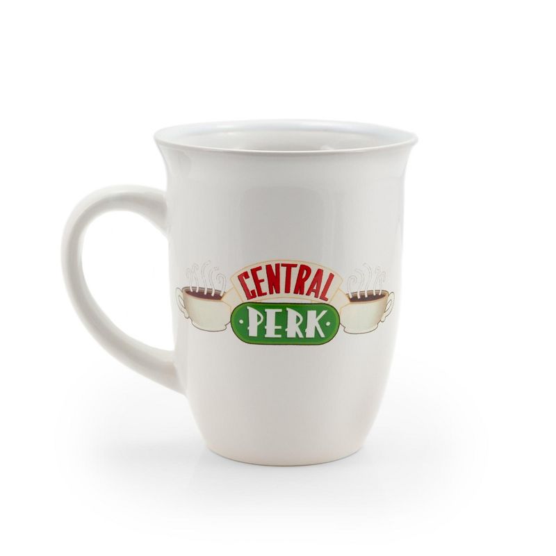 Silver Buffalo Friends Central Perk Flared Rim Collectible Ceramic Coffee Mug | Holds 16 Ounces