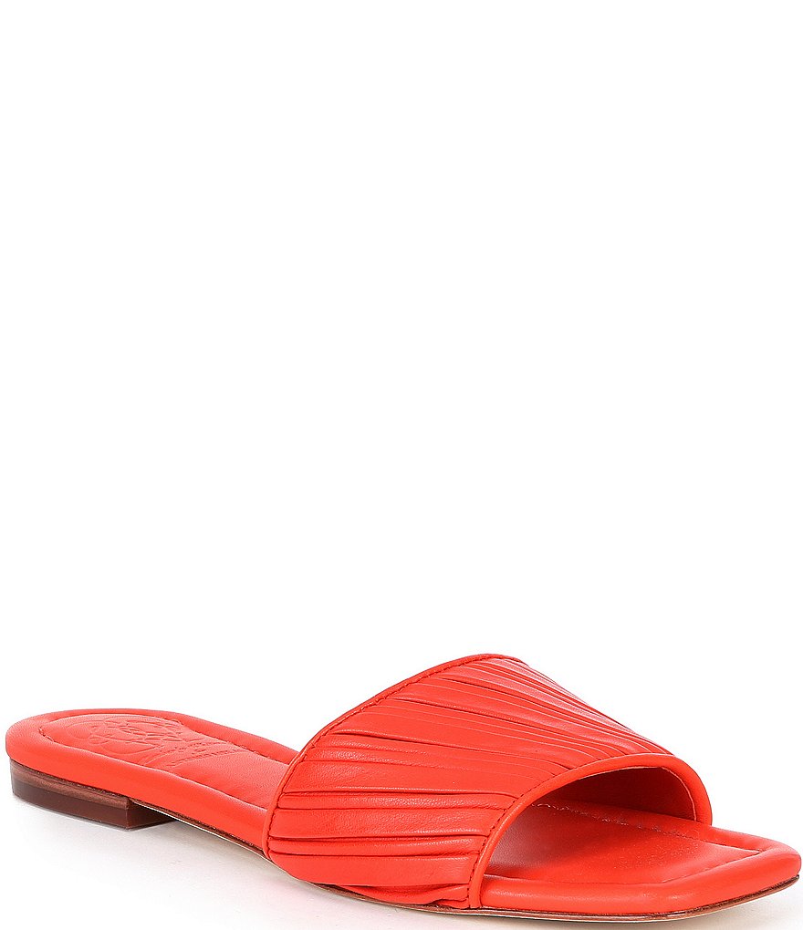 Antonio Melani x Kimberly Whitman Magnolia Pleated Leather Dress Flats