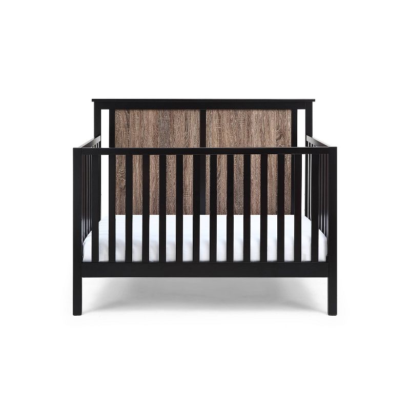 Suite Bebe Connelly Crib - Black/Vintage Walnut