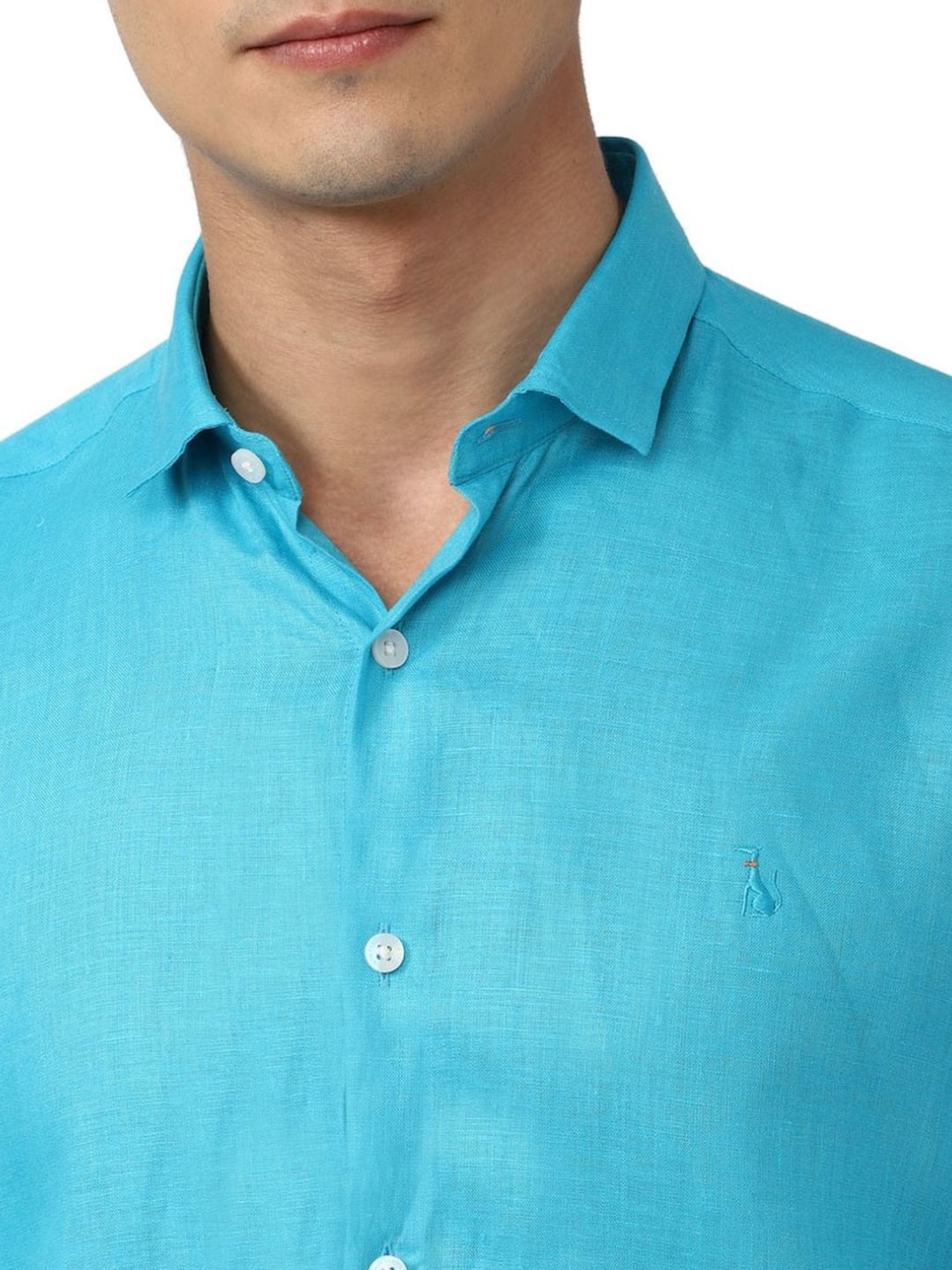 Simon Carter London Blue Slim Fit Shirt
