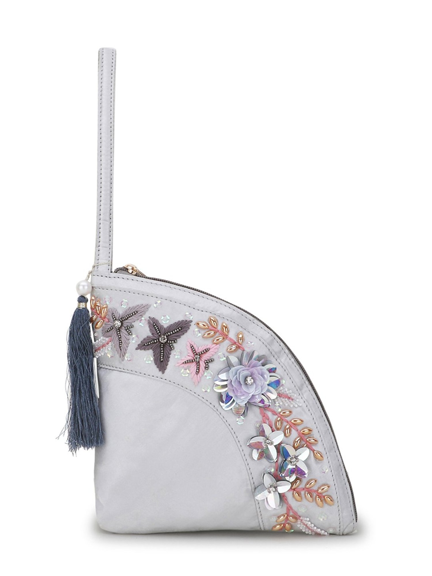 Call It Spring Silver Embellished Potli