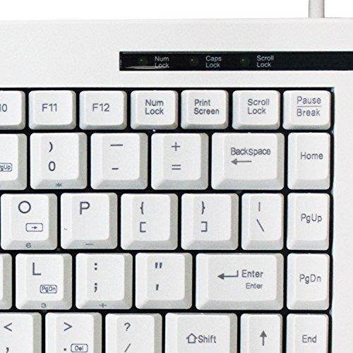Adesso Mini USB Keyboard with Embedded Numeric Keypad (ACK-595UW)