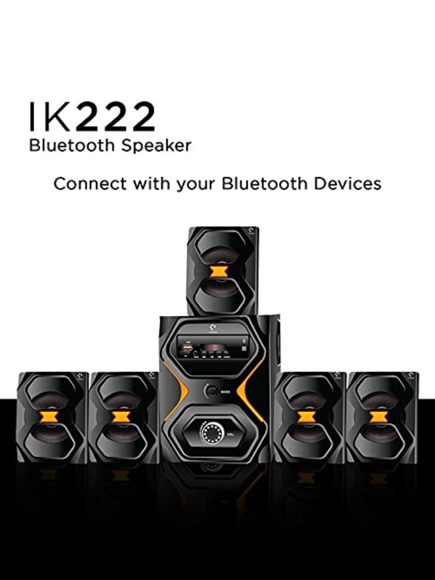 I Kall IK-444 5.1 Channel Home Theatre (Black)