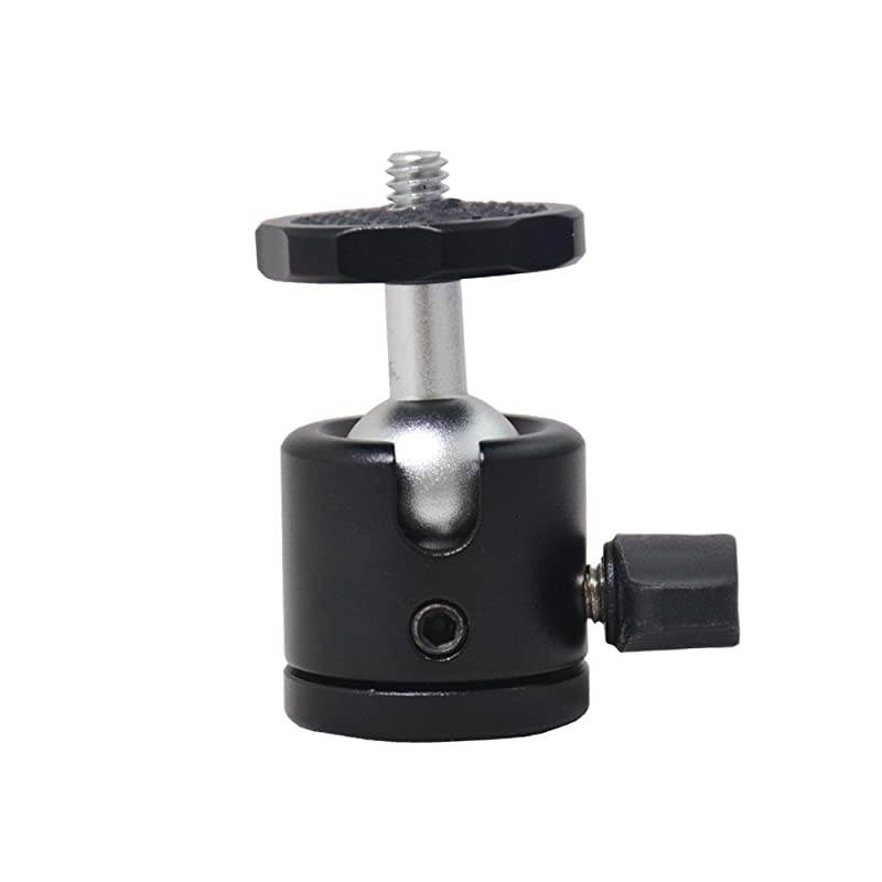 Camera Monopod Selfie Stick 36 Inch Aluminum Alloy Extendable Pole with 360 Swivel Mini Ball Head 4 Sections