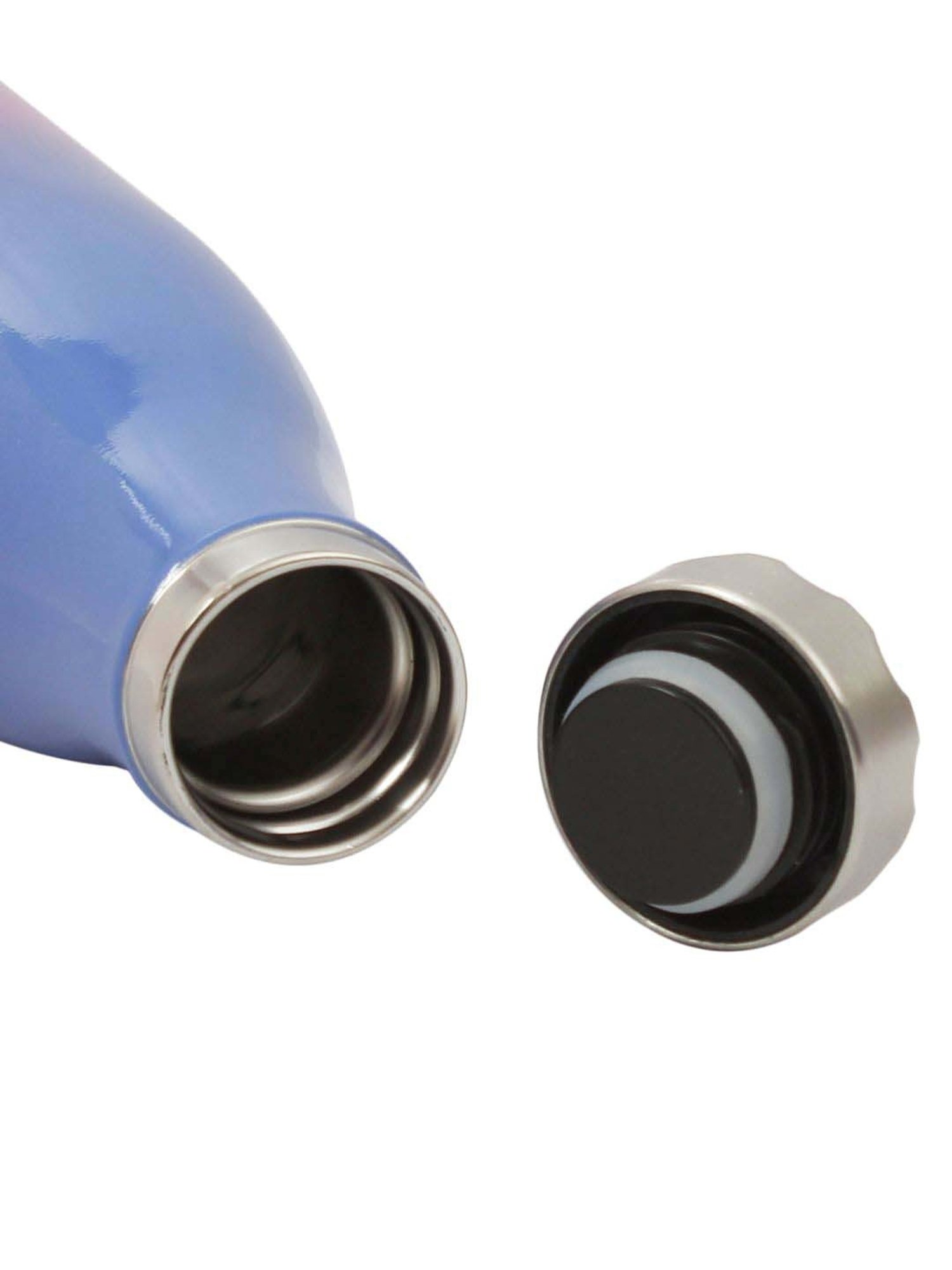 Milton Pink - Blue Stainless Steel Prudent 500 Thermosteel Hot & Cold Water Bottle (0.5 L)