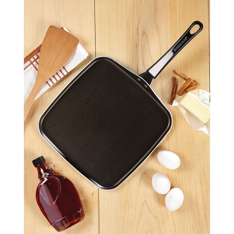 Farberware High Performance 11" Aluminum Nonstick Square Griddle Black