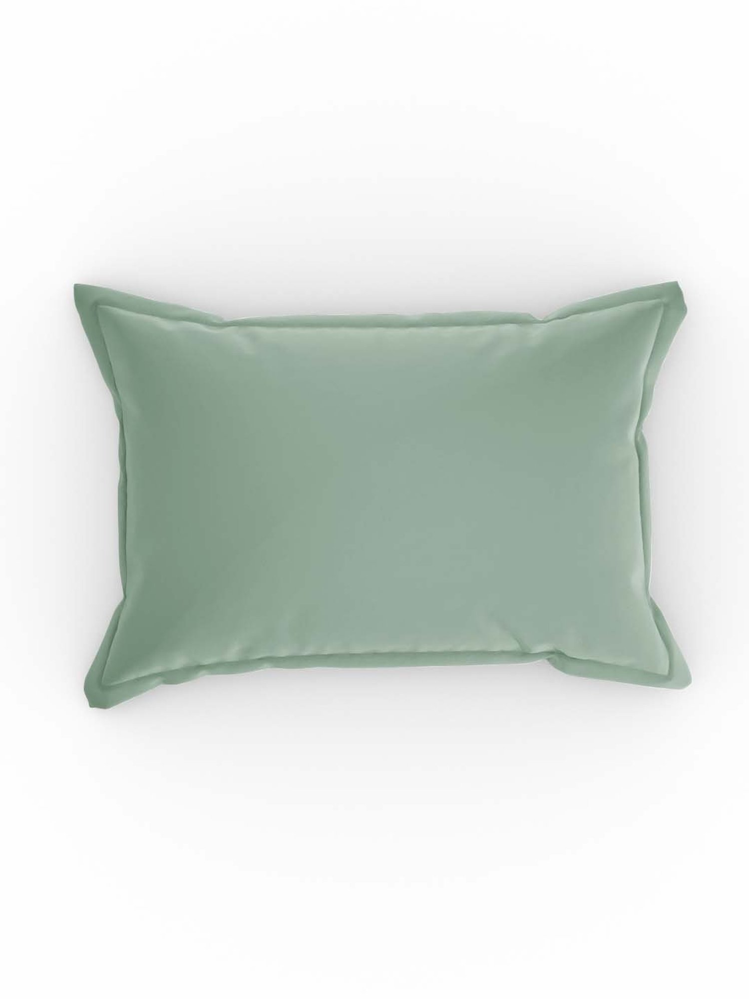 Pizuna 100% Cotton 400 TC Pillow Cover, Standard, Sage, 2 Pieces