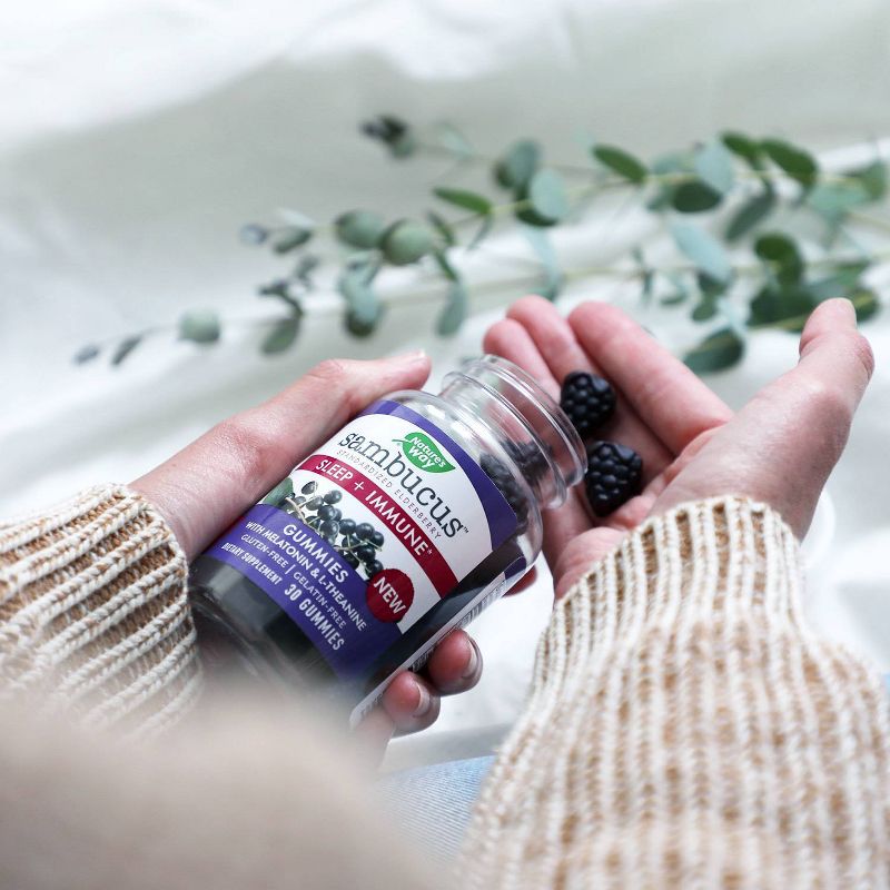 Nature's Way Sambucus Elderberry Sleep + Immune Gummies – 30ct