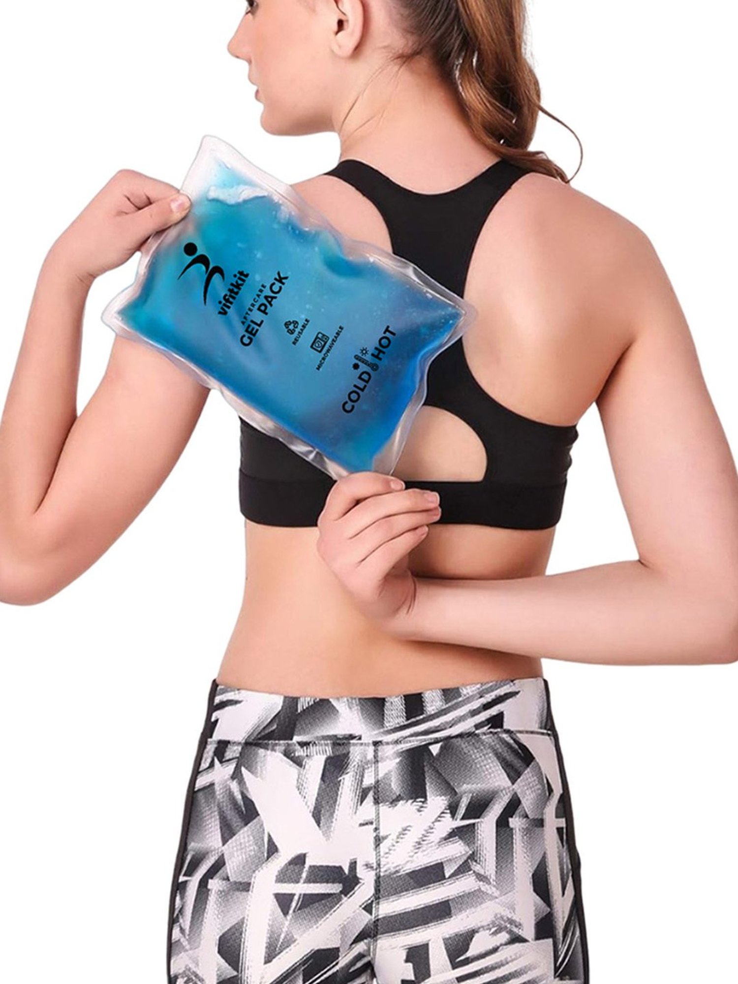 Vifitkit Reusable Hot and Cold Gel Pack (Blue) Size - Free Size