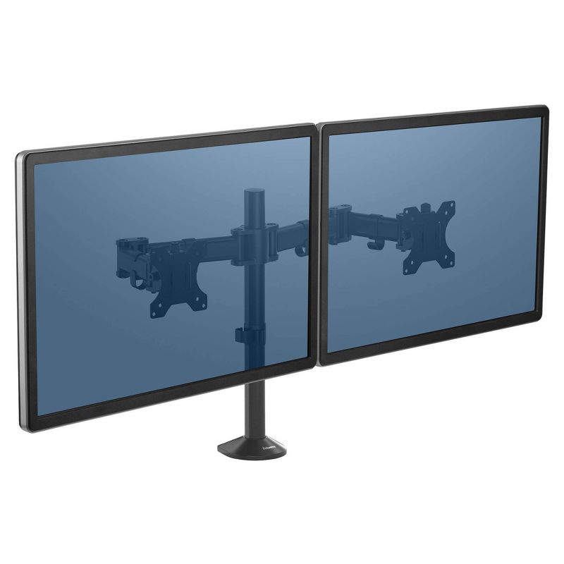 Amer Adjustable Monitor Mount, Up to 24", Black (AMR2CV) 
