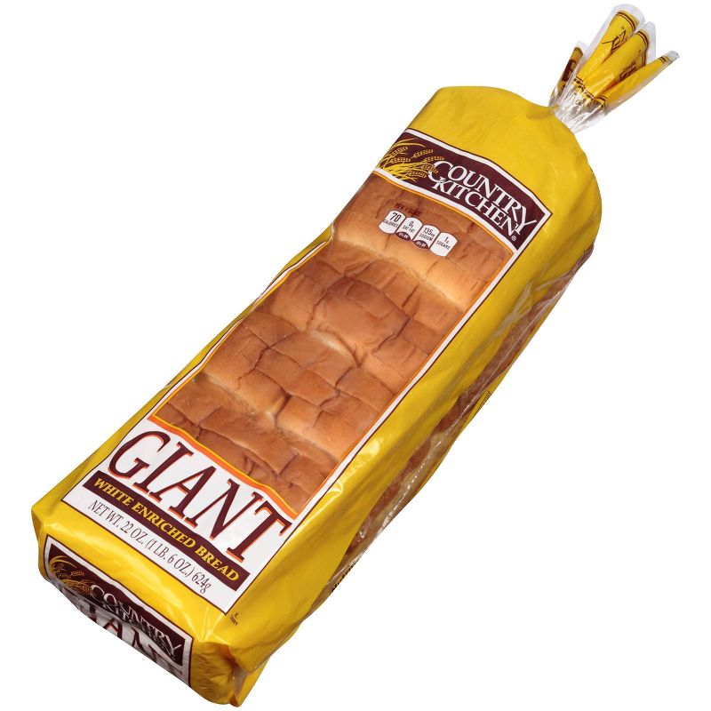 Country Kitchen Giant White Enriched Bread - 22oz