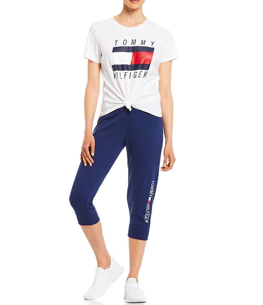 Tommy Hilfiger Sport Logo Knotted Tee