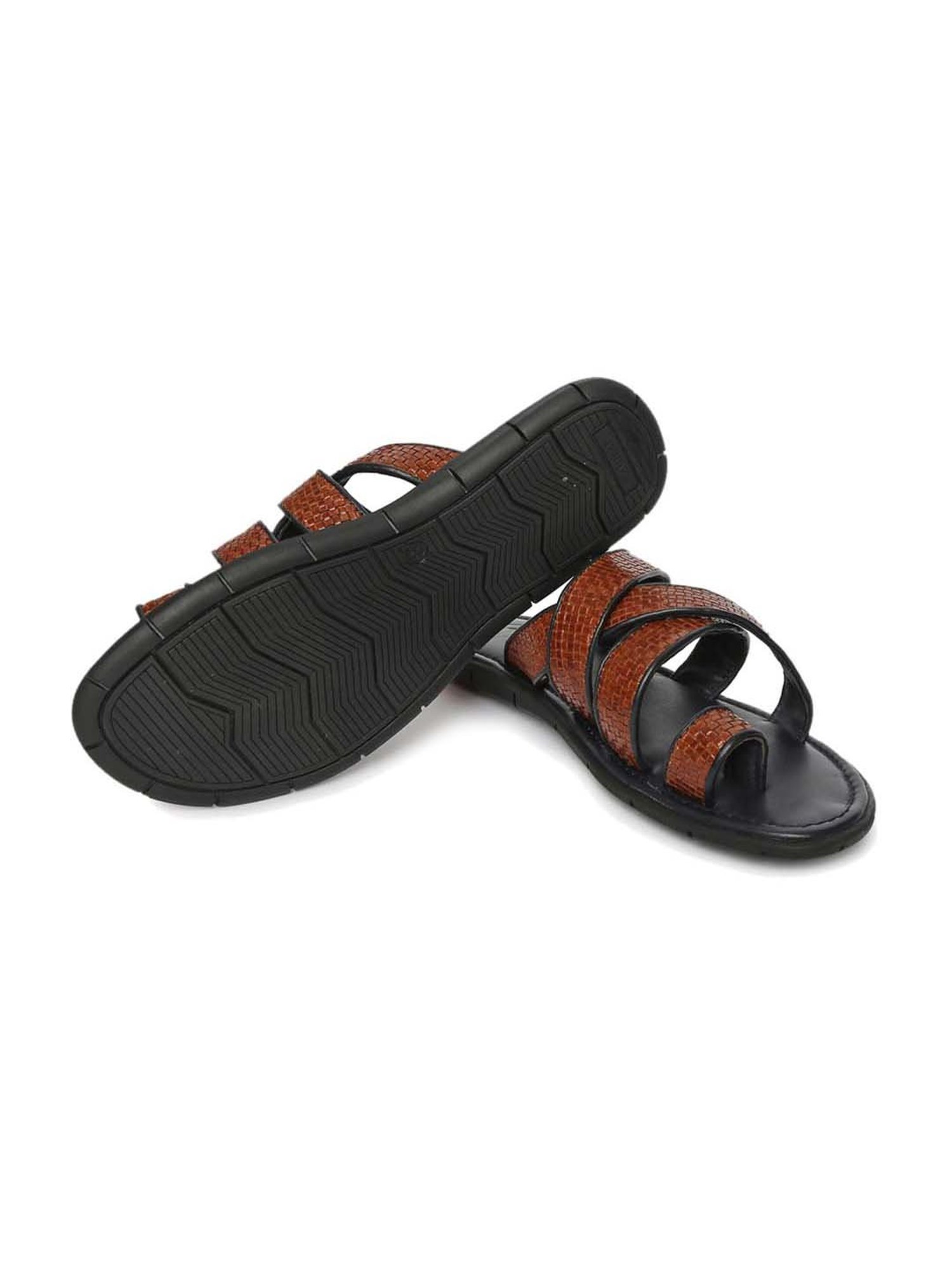 Gabicci Men's Rich Tan Toe Ring Sandals