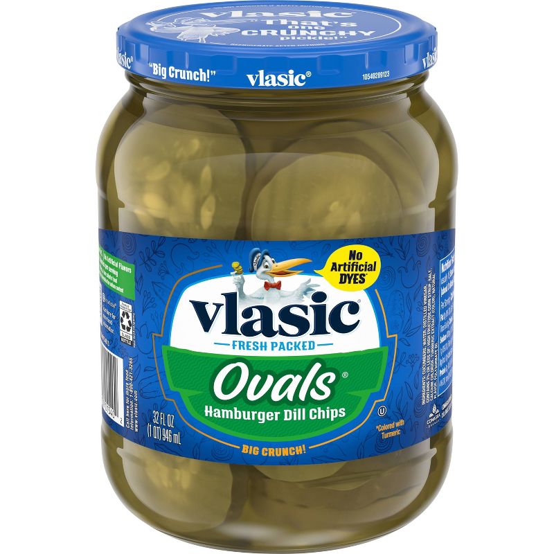 Vlasic Pickles Ovals Hamburger Dill Chips - 32oz