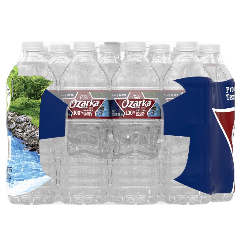Ozarka Brand 100% Natural Spring Water - 24pk/16.9 fl oz Bottles