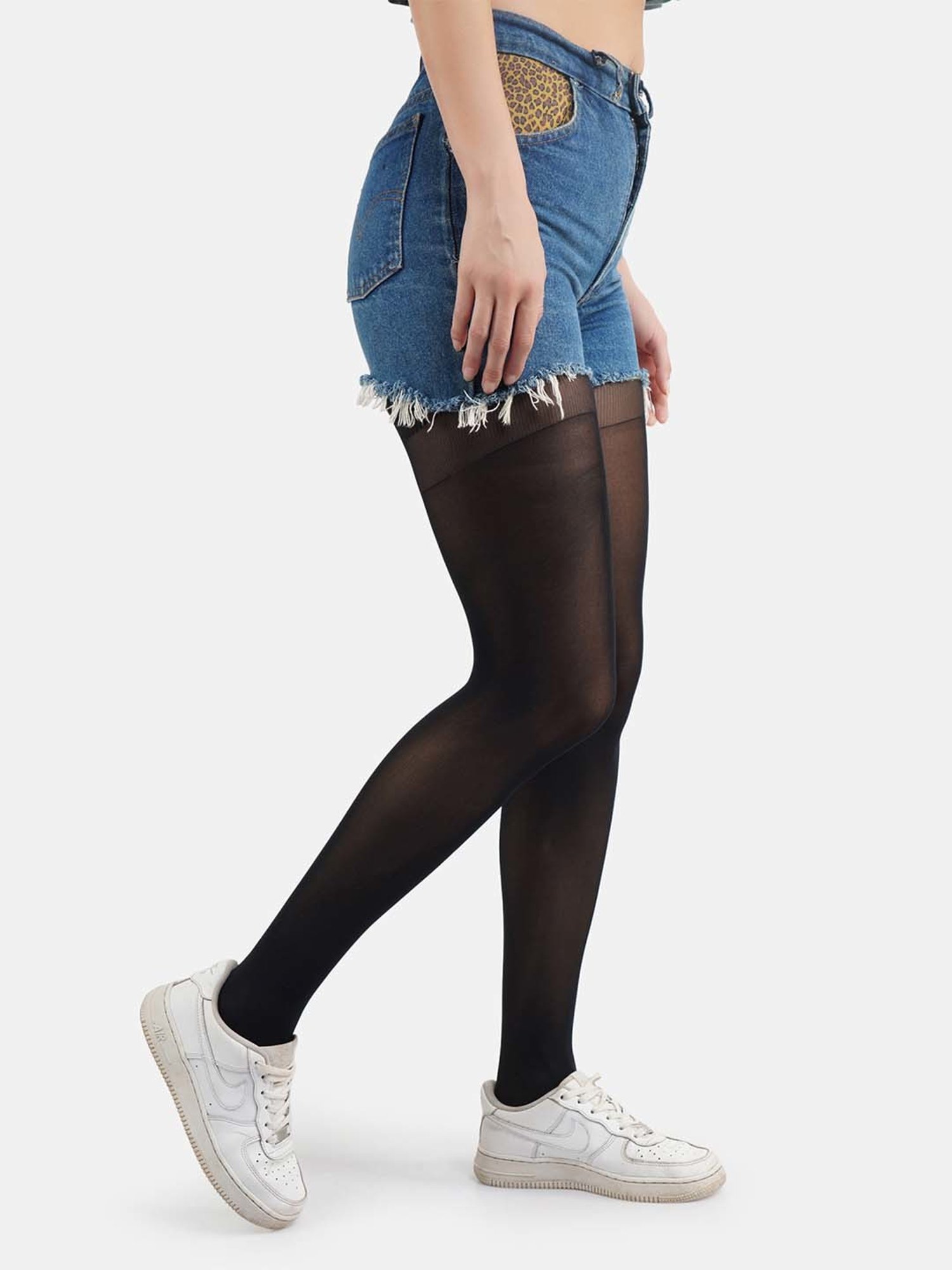 Da Intimo Brown Lace Stockings