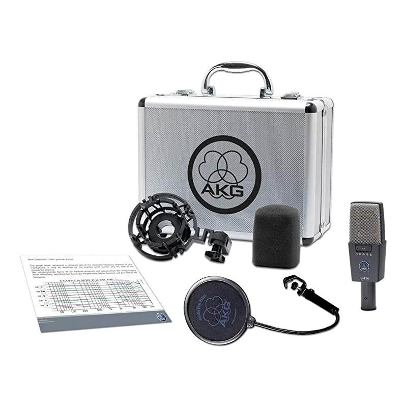 C414 XLS Instrument Condenser Microphone, Multipattern