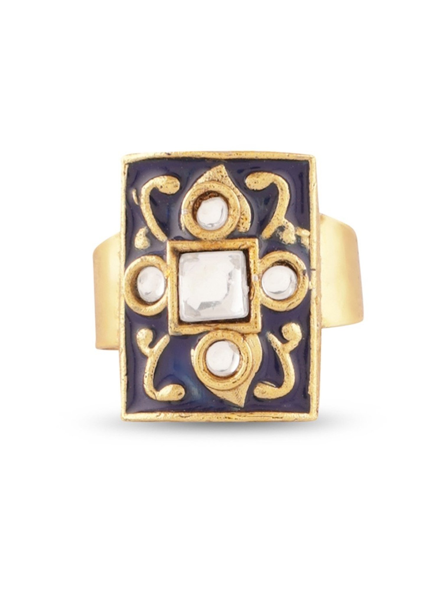 Sri Jagdamba Pearls White Alloy Classic Necklace & Earring Set