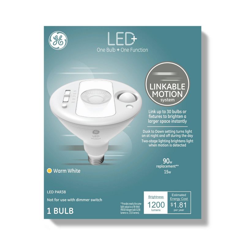 General Electric Linkable With Motion LED+ Light Bulb Clear