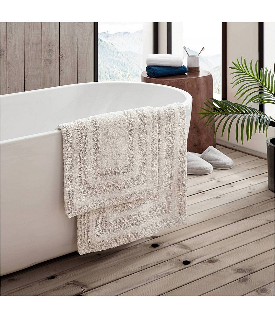 Eddie Bauer Logan Tufted Cotton 2-Piece Bath Rug Set