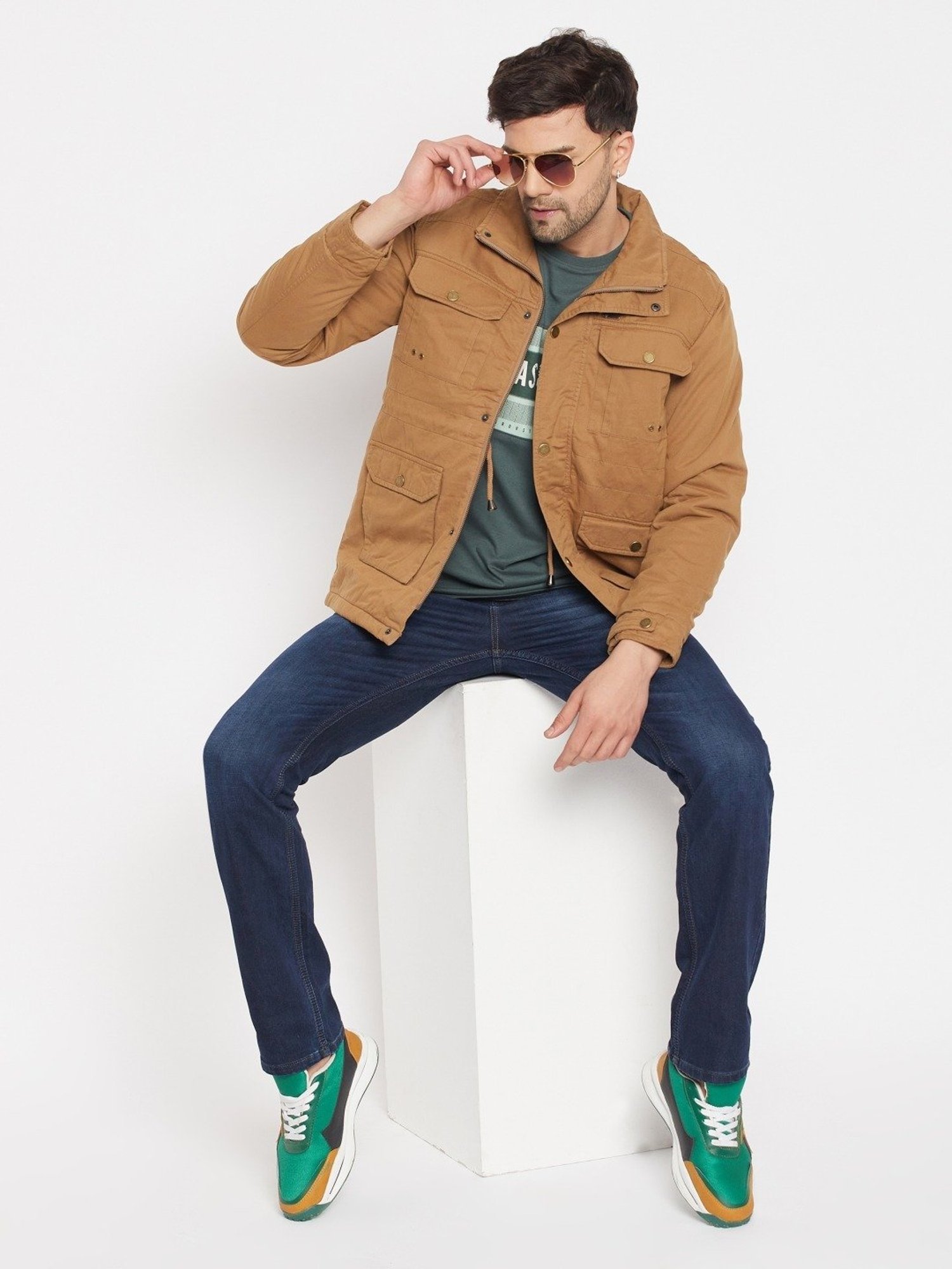 Duke Khaki Regular Fit Jacket