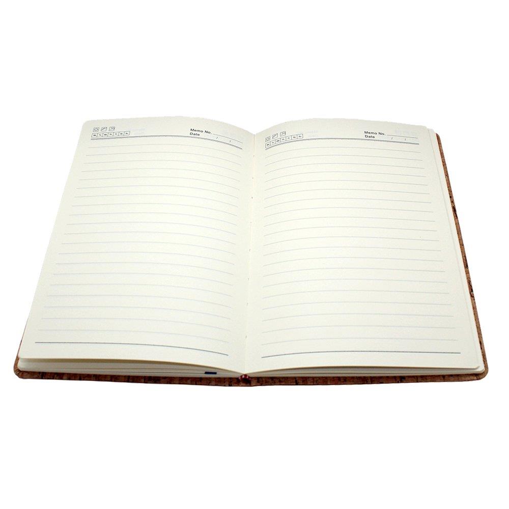 Boshiho Eco-friendly Cork Cover Journal (Notebook, Diary) Vegan Gift (Color 2)