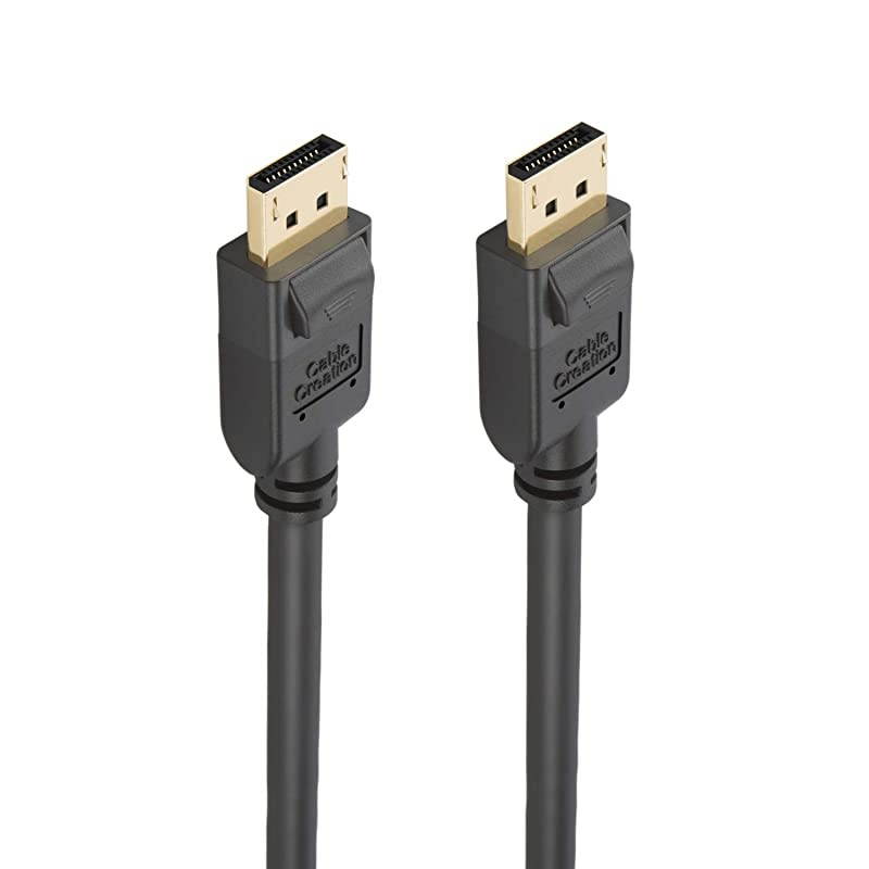 DisplayPort to DisplayPort Cable 6 FT  DP to DP Cord Gold Plated Support 4K60Hz 2K144Hz 183M Black