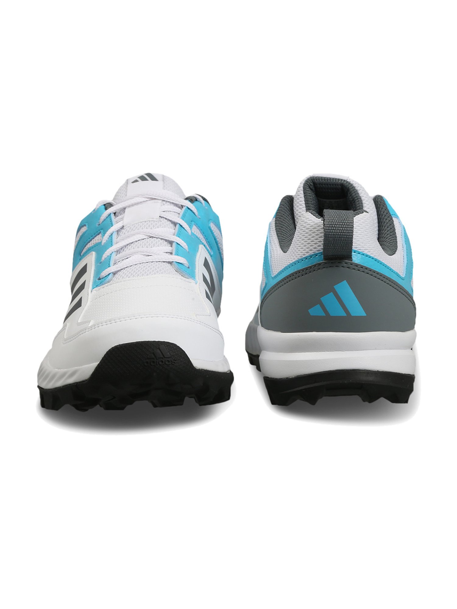 Adidas Men's Cri Rise V2 White Cricket Shoes