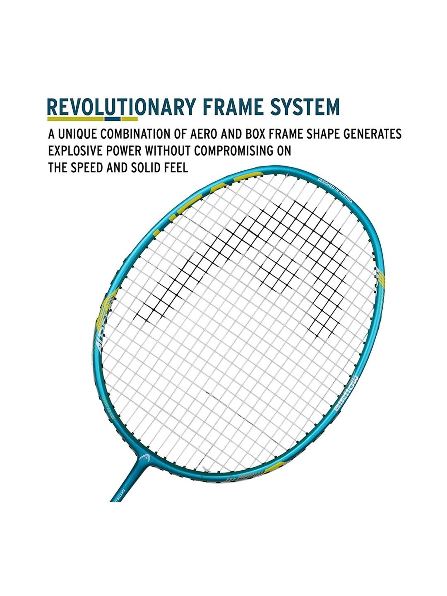 Head Blue Badminton Racquet Airflow 1000