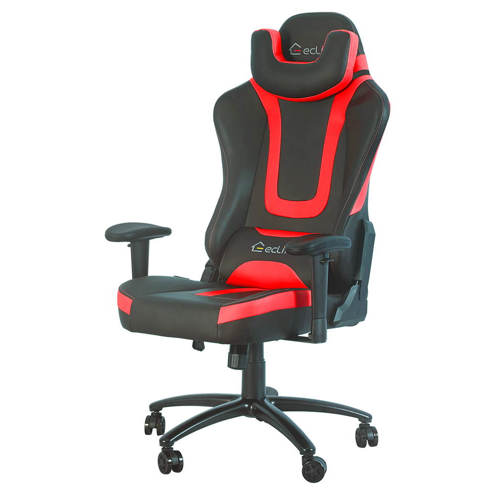 Ergonomic Gaming Chair Racing Style Chair Home Office Chair Massage Chair With Height Adjustment Recliner Swivel Rocker ,Adjustable Headrest,Retractable Footrest And Massage Lumbar Pad