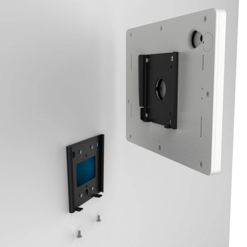 VidaMount White Exposed Rear Camera Enclosure and Fixed VESA Slim Wall Mount [Bundle] compatible with iPad Pro 11" (1st Gen) & Air 10.9" (4th Gen)