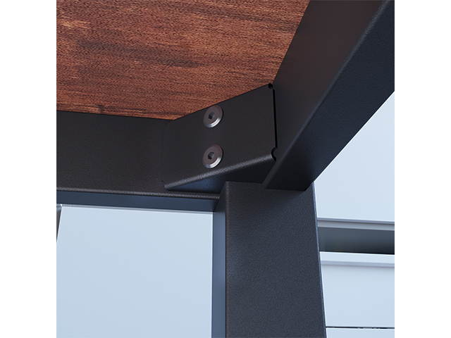 Computer Desk 63" Modern Sturdy Office Desk PC Laptop Desk Study Writing Table for Home Office Workstation,Sandalwood,GT173