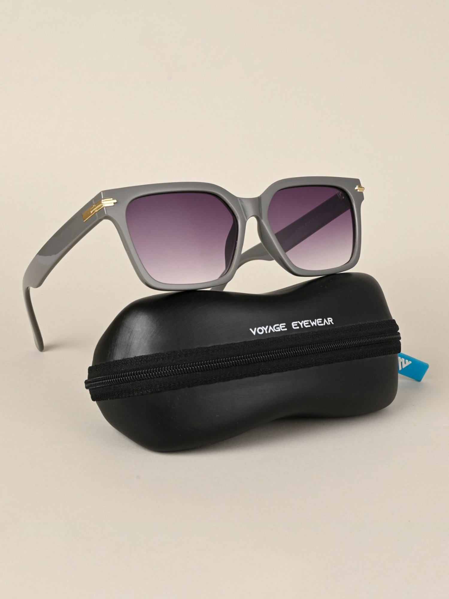 Voyage Purple Square UV Protection Sunglasses for Women
