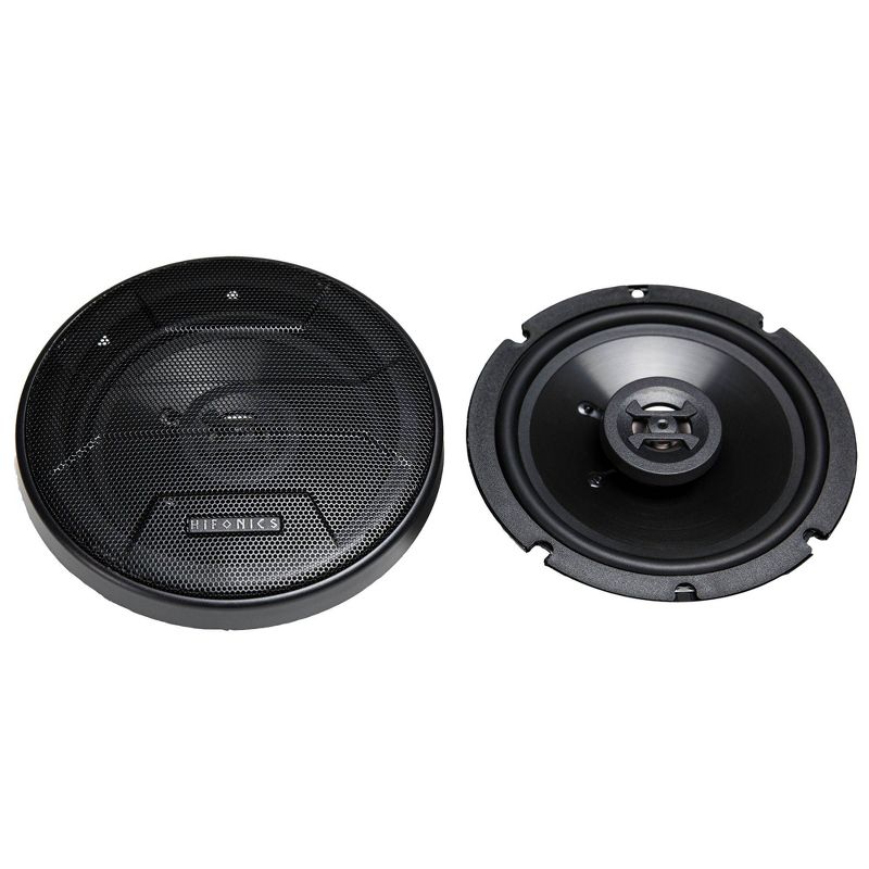 Hifonics Zeus 6.5 Inch 3 Way 300W Shallow Mount Coaxial Speakers (12 Pack)