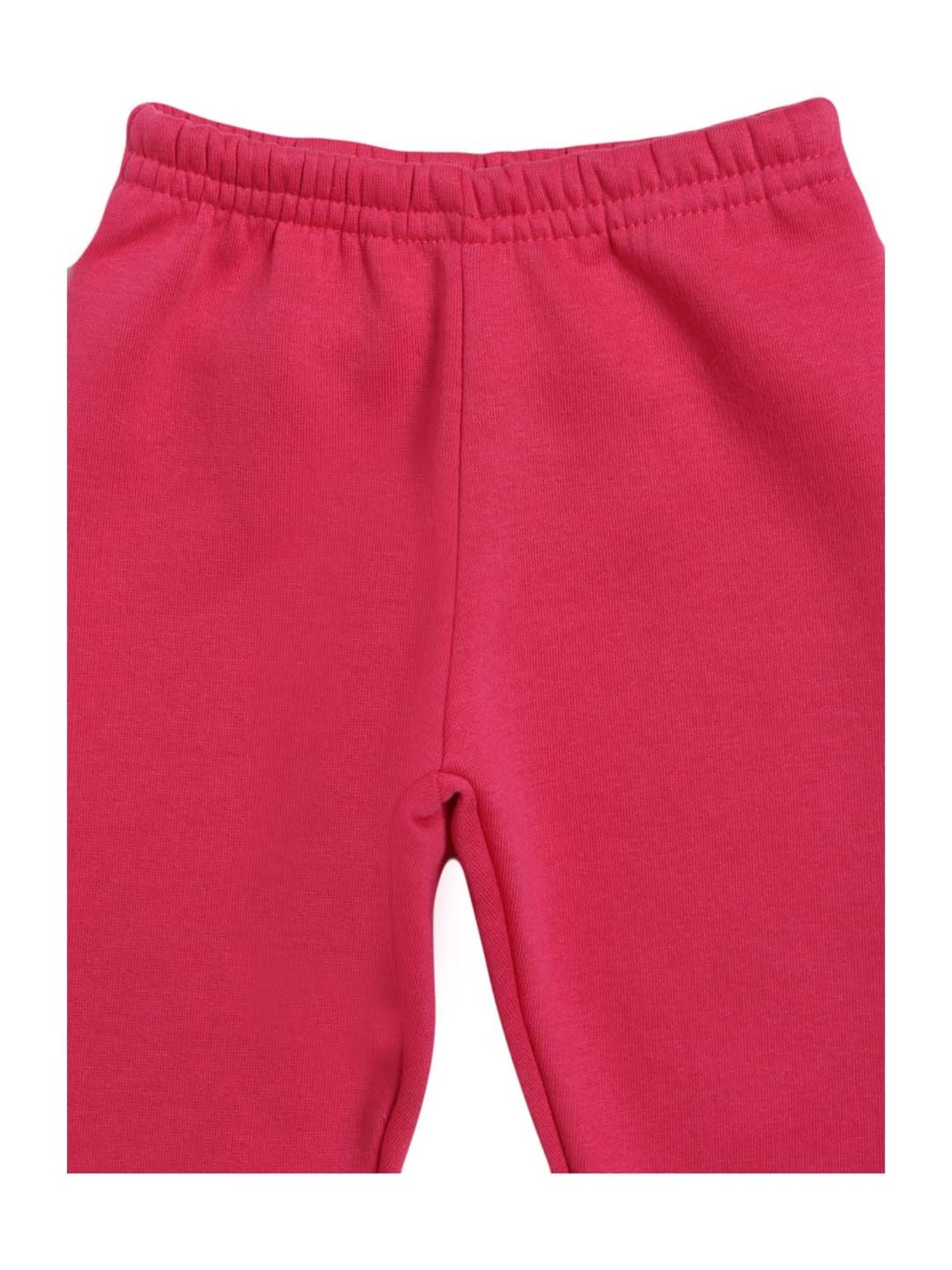 Bodycare Kids Grey & Fuchsia Cotton Printed Clothing Set