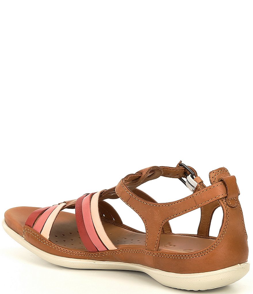 ECCO Flash Suede Leather Strap Sandals