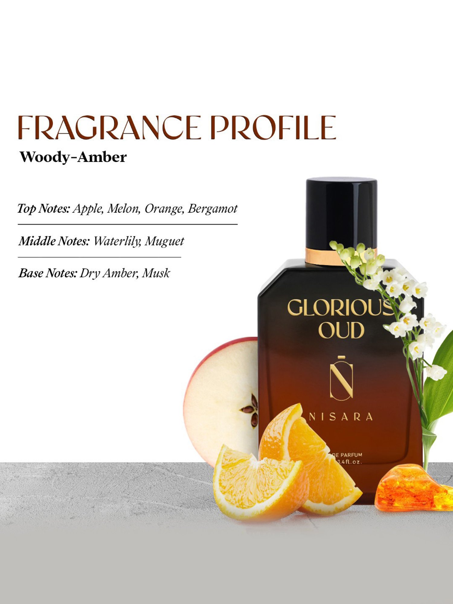 NISARA Glorious Oud Eau de Parfum - 50 ml