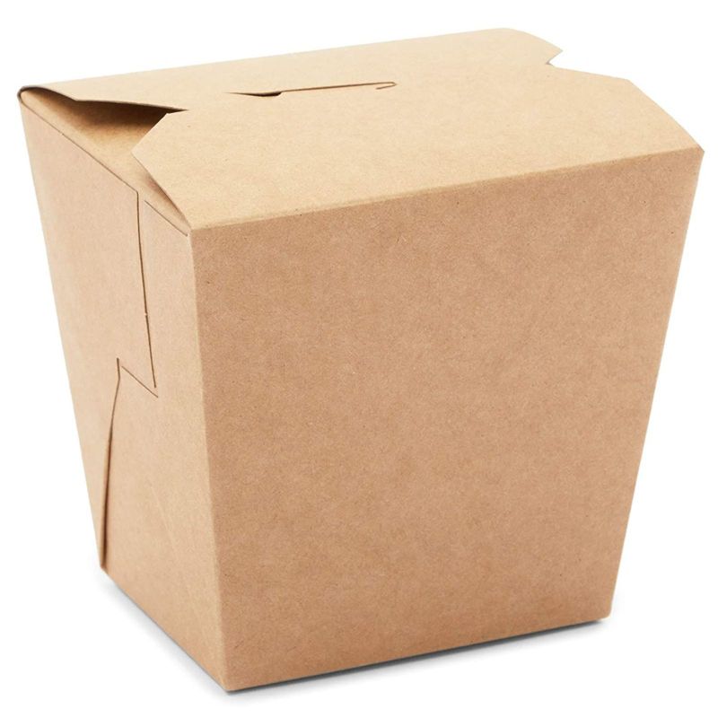 Stockroom Plus 60 Pack Take Out Boxes, Kraft Paper To Go Food Containers (32 oz)