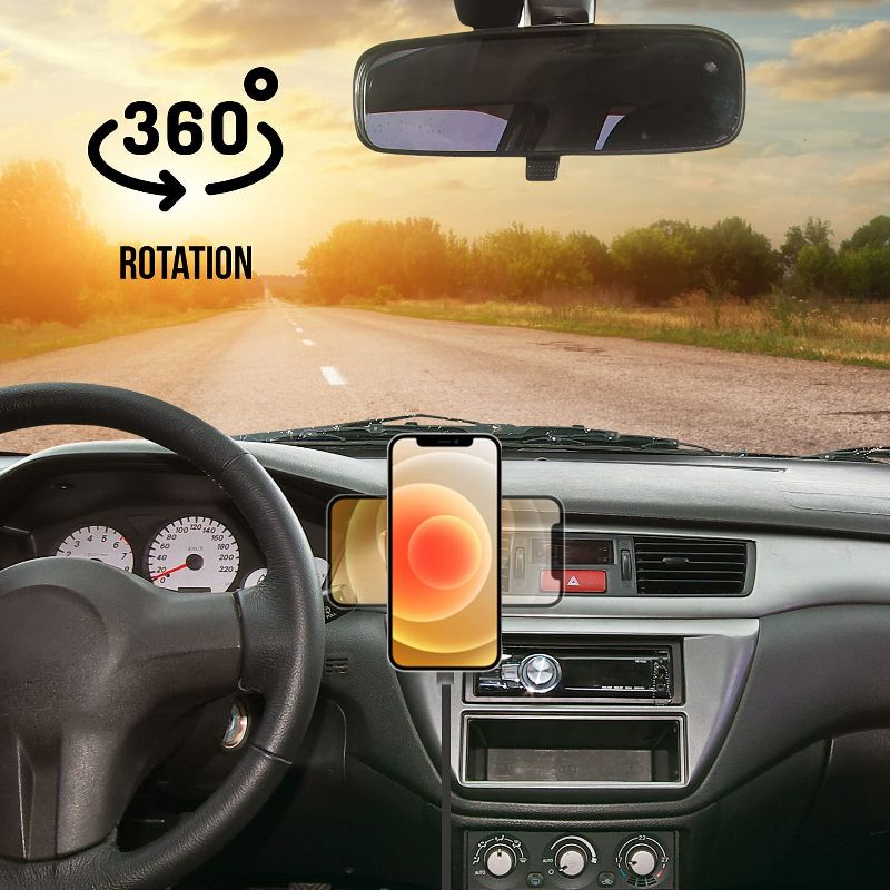 Dartwood 15W Magnetic Wireless Car Charger Compatible with iPhone 12/12 Pro/12 Pro Max/12 Mini