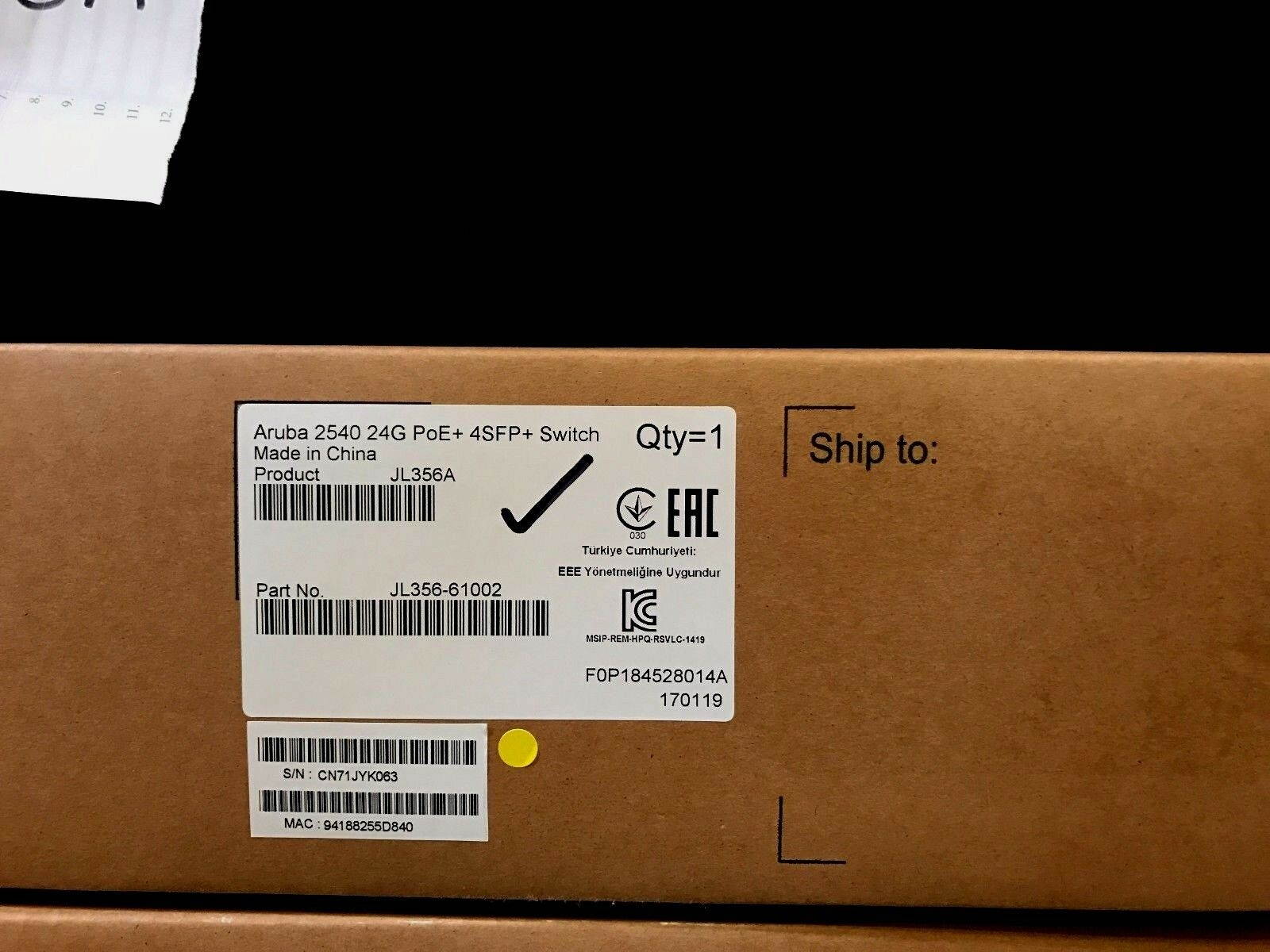 Aruba Iot Ready And Cloud Manageable Access Switch