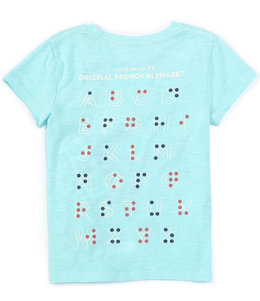 Peek Little/Big Girls 2T-12 Short-Sleeve Louis Braille Tee