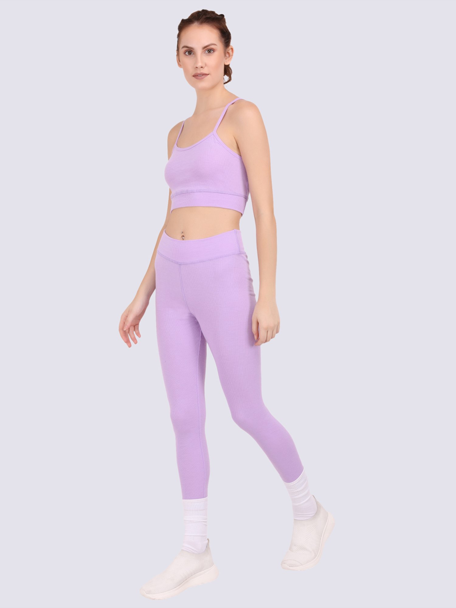 EVERDION Lavender Cotton Tights