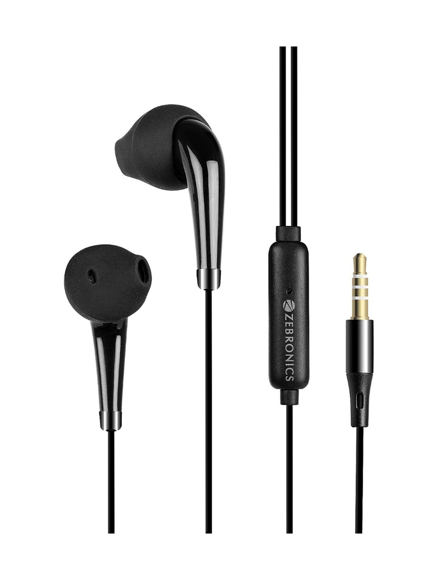 Zebronics Zeb-Calyx 3.5mm In The Ear Wired Earphone (Black)