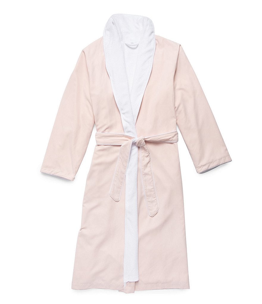Lauren Ralph Lauren Paisley Print Satin Short Wrap Robe