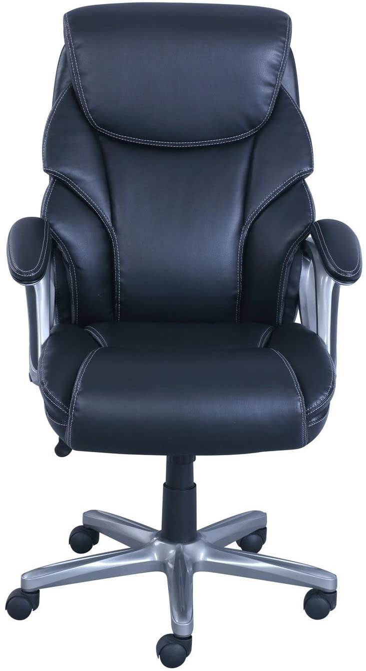 Serta Manager's Office Chair, Black (Supports up to 250 Pounds)