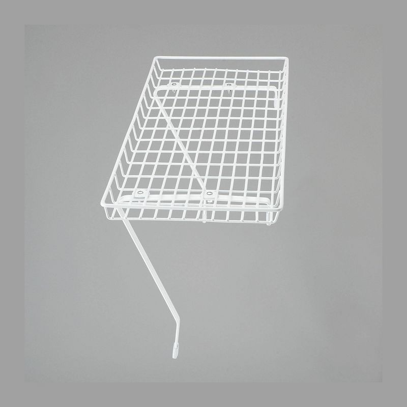 Rubbermaid Shed Shelf, Wire Basket & 50 Lbs Capacity 34" Tool Rack (2 of Each)