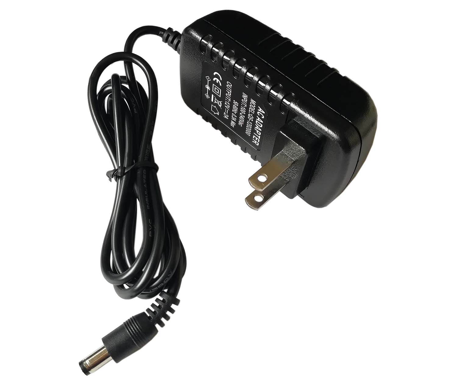 EULAN AC/DC 12V 2A Power Supply Adapter for CCTV IP WIFI Camera, LED Strip Lights, Audio/Video, Wireless Router, Jack 5.5mm x 2.1mm Wall Plug