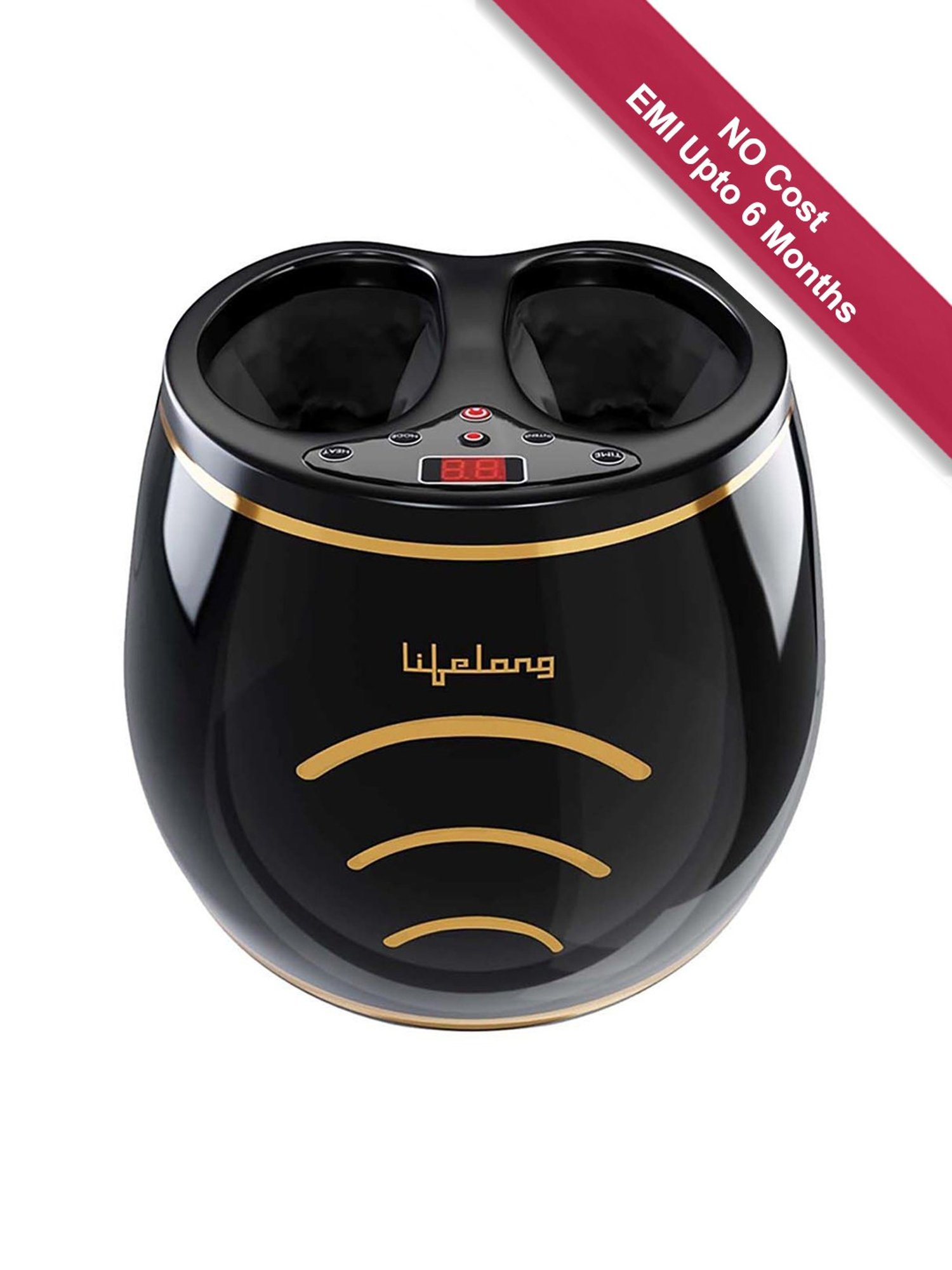 Lifelong LLM432 Air Bag Foot Massager (Black)