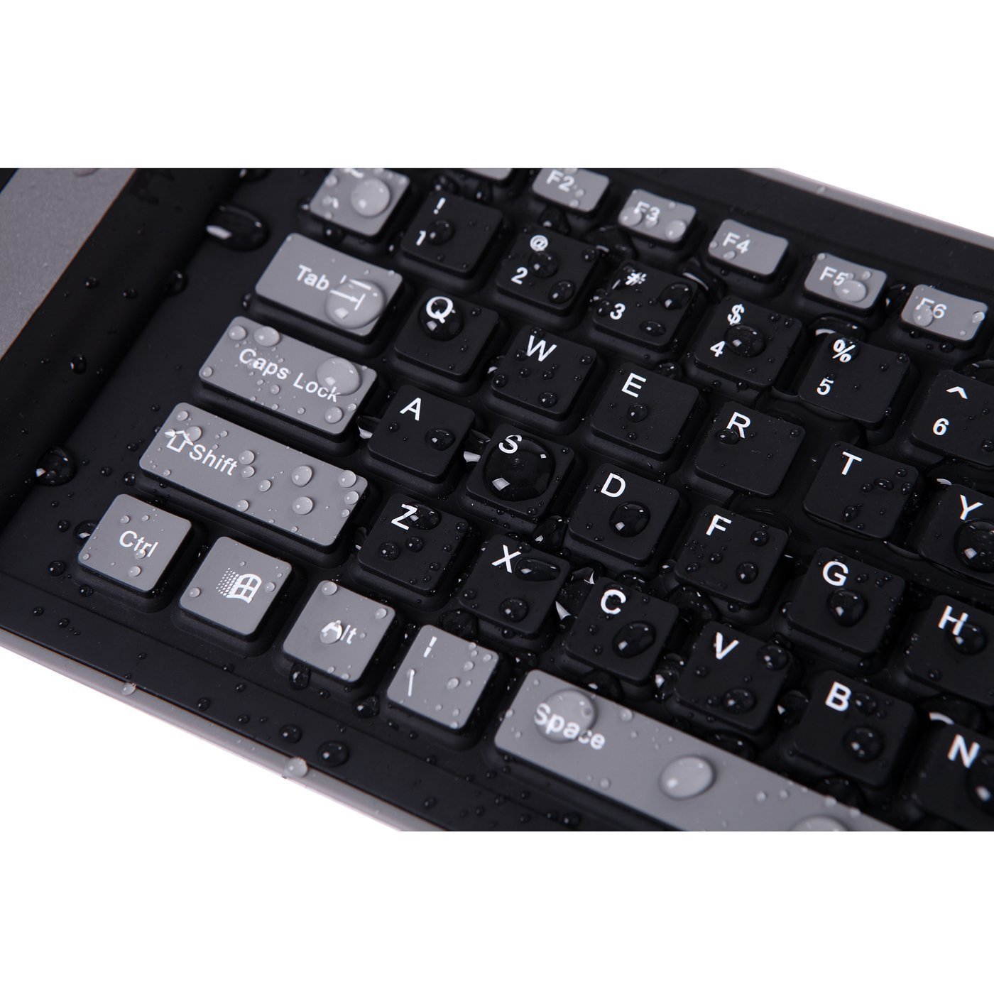 Waterproof Flexible 2.4G Mini Wireless Silicone Keyboard Spillproof Roll up Portable Folding Pocket Silent Typing Silicone Keyboard,2.4GHZ Wireless Waterproof Flexible Roll Up Silicone Rubber Keyboard
